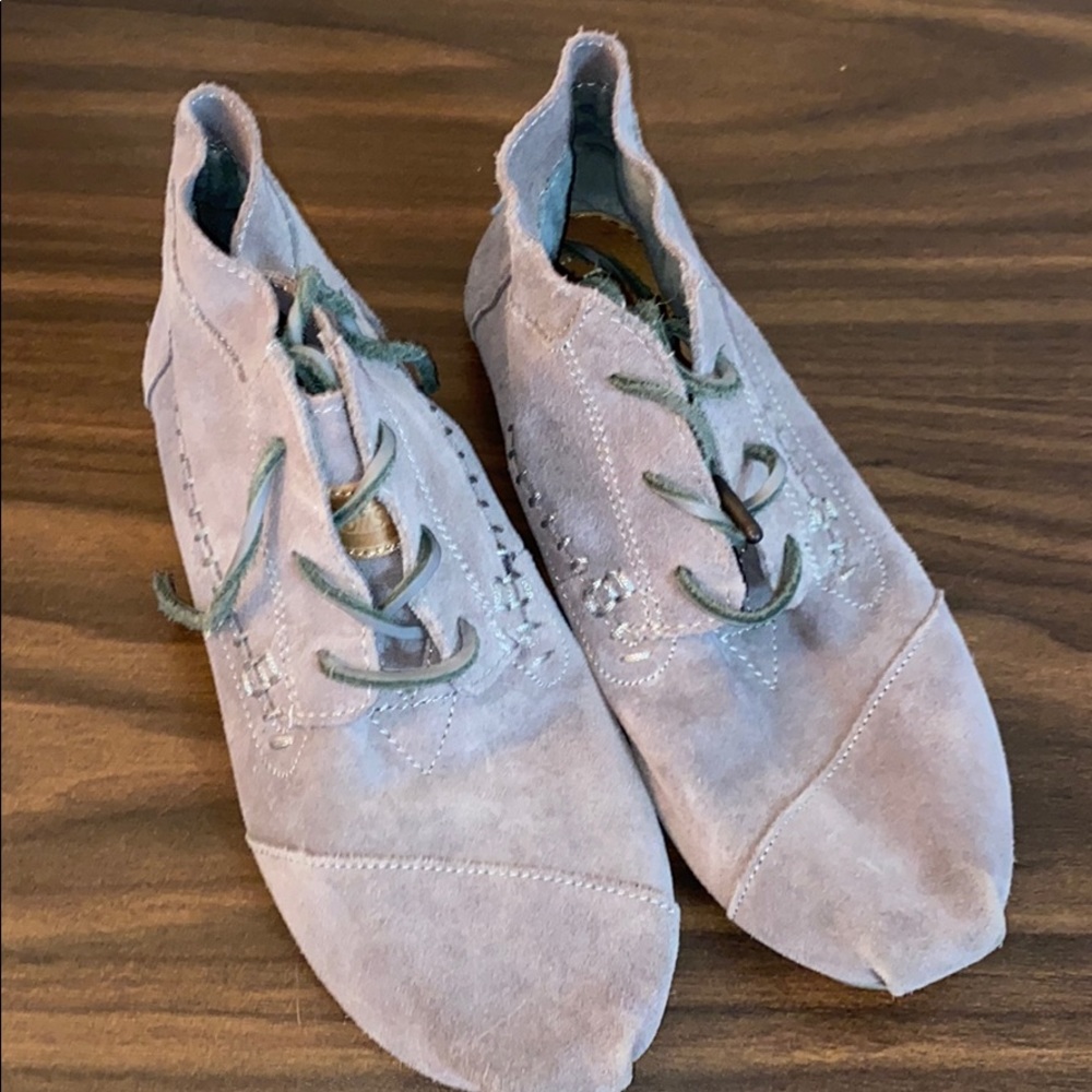 Toms gray shoes